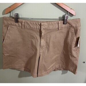 Daily Ritual Women's Tan Shorts Size US 12 34" Waist 4" Inseam